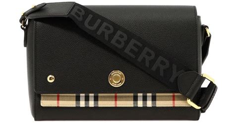 burberry link print crossbody|Note Bag in Black .